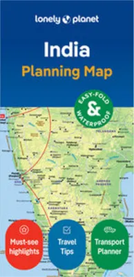 Immagine prodotto di Lonely Planet India Planning Map