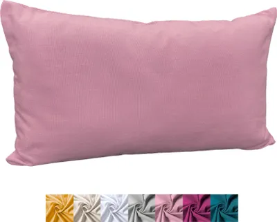 Obrázek produktu pro heimtexland ® dekorativní povlak na polštář bavlněný povlak na polštář přírodní dekorativní polštář typ849 rosé 30x50 cm