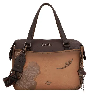 Image de Anekke sac à main sac à épaule bandoulière Voyage Short Handle Bag Multicolor brun