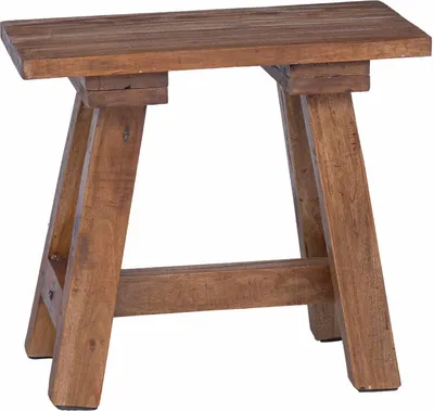 Image de banc Naturel 50,5 x 25 x 47,5 cm Bois massif d'acajou
