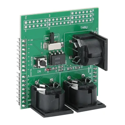 Zdjęcie produktu dla MIDI Shield Breakout Board dla Arduino Digital R3 AVI Adapter interfejsu PIC