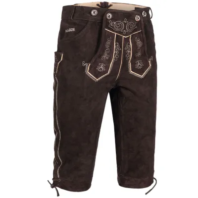 Produktbild von PAULGOS Herren Trachten Lederhose - Kniebund - Echtes Leder - Größe 44 - 60