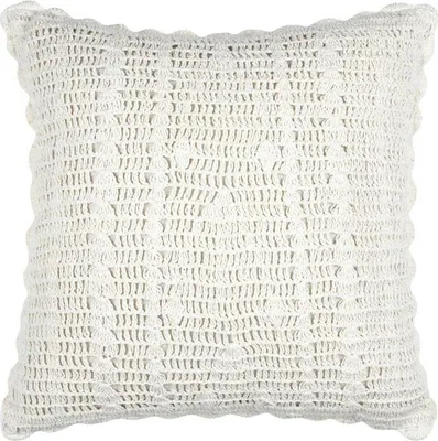 Zdjęcie produktu dla STOF | Poduszki na sofę - Poduszki dekoracyjne - CLARINE - 40x40 cm - Kolor kremowy - Styl boho - Geometryczny wzór