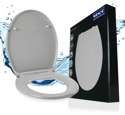 Obrázek produktu pro WENKO Premium WC SEDÁTKO SAMOS Mechanismus Soft-close Spectacle WC víko Fix-Clip