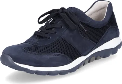 Produktbild von Gabor 06.966 Damenschuhe - bequeme Schnür- Halbschuhe blau Freizeit