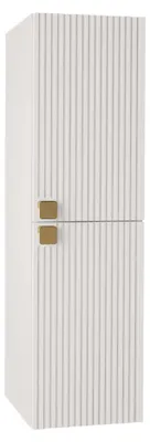 Produktbild von MIRJAN24 Badezimmerschrank Gariano 02 mit zwei Drehtüren (Farbe: Weiß)