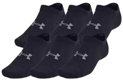 Produktbild von Under Armour Under Armour Essential No Show Socken, 6er-Pack, Schwarz 1382611-001__MD