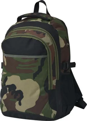 Produktbild von Schulrucksack 40 L Schwarz und Tarnfarbe