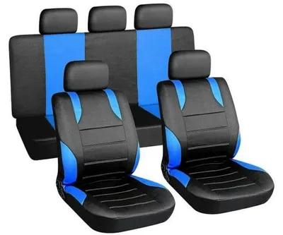 Produktbild von Compass Accessories Sitzschonbezug Sitzbezüge Set Polyester Schwarz Blau