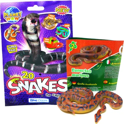 Produktbild von Blue Ocean Snakes Sammelfiguren 2024 - Planet Wow - Figur 2. Große Anakonda