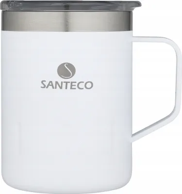 Zdjęcie produktu dla Kubek termiczny Santeco do kawy i herbaty - szczelny ustnik 350 ml
