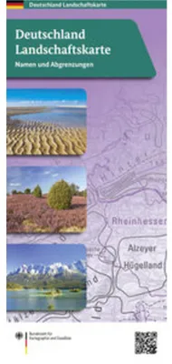 Produktbild von Deutschland Landschaftskarte