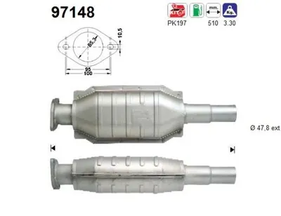 Produktbild von Bosal Katalysator 099-306