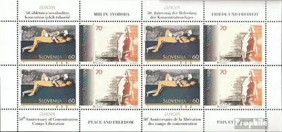 Produktbild von Briefmarken Slowenien 1995 Mi 110-111 Kleinbogen (kompl.Ausg.) postfrisch Frieden und Freiheit