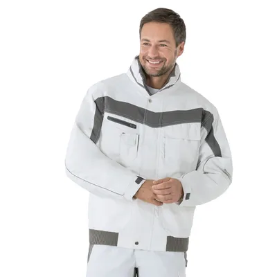 Produktbild von PLANAM Winterblouson PLALINE 2593-weiß/zink  Größe XXXL