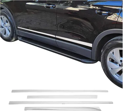 Obrázok produktu pre Ochranná lišta bočných dverí pre VW Tiguan mk3 2024-2025 nerezová oceľ chróm 4ks