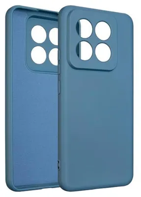 Imagen del producto de Funda De Silicona Beline Para Xiaomi 14 Pro, Color Azul/Azul