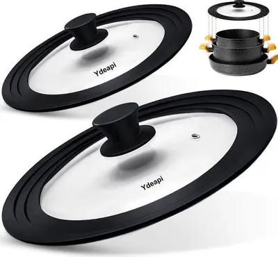 Produktbild von Famanu Universaldeckel für Töpfe und Pfannen - 16-28 cm