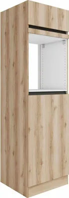 Produktbild von Küchen Kühlschrankumbau Kaya HOMK660-0+ in Wildeiche Nachbildung 60 cm breit
