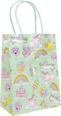 Image de Sac cadeau licorne pour les cadeaux - env. 21 cm