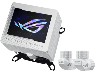 Produktbild von ASUS ROG RYUJIN III WB White Edition Wasserblock