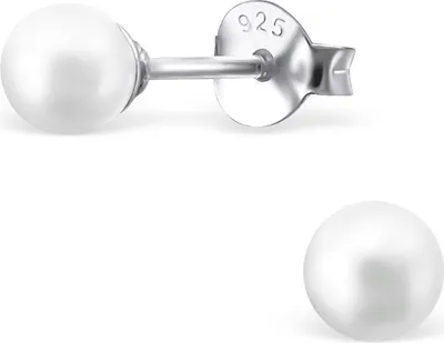 Immagine prodotto di Orecchini con perla bianca piccola in argento 925 da donna