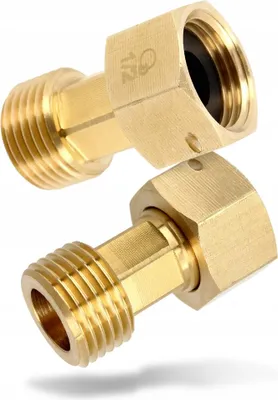 Zdjęcie produktu dla DIAMOND Śrubunek równoprzelotowy 1/2" DN15 mosiężny z uszczelką PZH