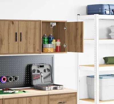 Immagine prodotto di Pensile per Garage Rovere Artigianale in Legno Multistrato