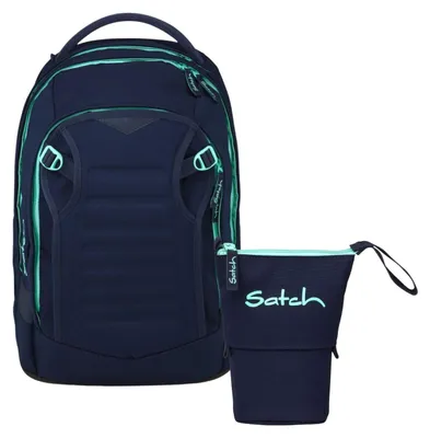 Produktbild von Satch, Schulrucksack-Set MATCH PLUS Ocean Mint 2-teilig, ab. 5. Klasse