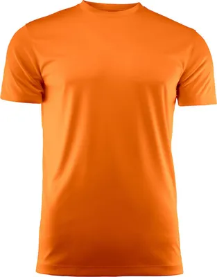Produktbild von Printer Lauf-T-Shirt Rot, funktionelles Rundhals Funktionsshirt, umweltfreundlich gefärbt