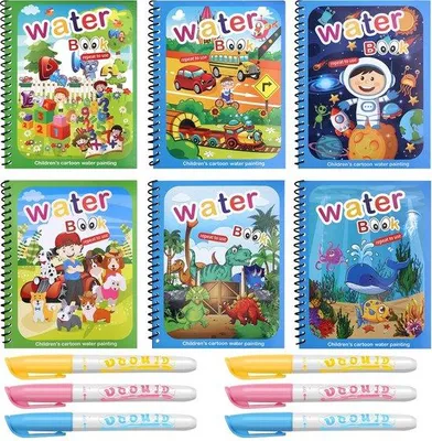 Produktbild von Wasserkreislaufbuch - Nachhaltiges Magisches Zeichenbuch - Set mit 6 Teilen