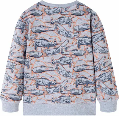 Zdjęcie produktu dla vidaXL Bluza dziecięca szary melanż 116