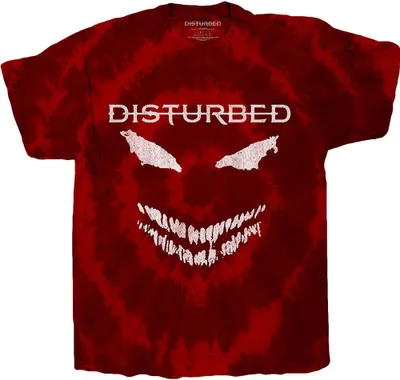 Obrázok produktu pre Disturbed - Tričko "Scary Face" pre mužov/dámy Uni RO4251 (XL) (Red)