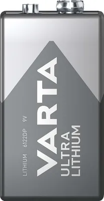 Obrázek produktu pro Lithiová baterie 9V | 1200 mAh | 1-Blistr