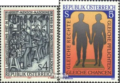 Produktbild von Briefmarken Österreich 1987 Mi 1880,1881 (kompl.Ausg.) gestempelt Sondermarken