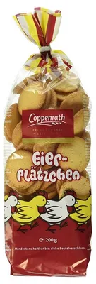 Produktbild von Coppenrath Eierplätzchen aus locker leichter Eier-Biskuit-Teig 200g