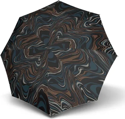 Immagine prodotto di Knirps ombrello tascabile ombrello T.200 Medium Duomatic Fashion Tiger Blue blu scuro