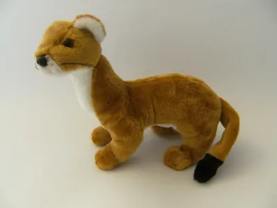 Produktbild von Plüschtier Wiesel, braun,  23cm, Kuscheltiere Stofftiere Hermelin Frettchen Tiere neu