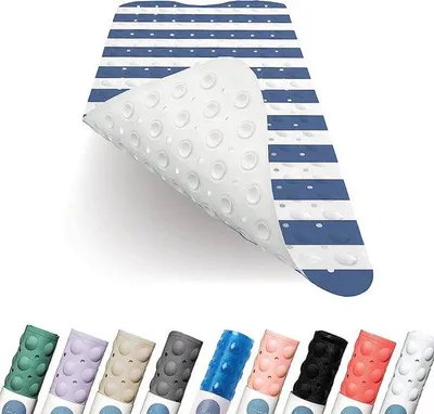 Obrázok produktu pre Unyqoos® Protisklzová podložka do kúpeľne s 200 prísavkami – bez obsahu latexu, BPA a ftalátov, vhodná na pranie v práčke, mäkká, šetrná k pokožke, bezpečná pre deti