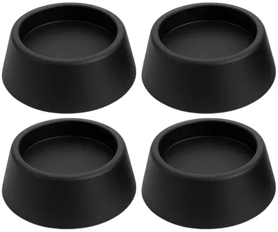 Produktbild von 4 Vibrationsdämpfer Waschmaschine Schwingungsdämpfer Trockner Gummifüße schwarz