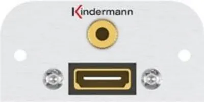 Immagine prodotto di Kindermann 7441000589 HDMI + presa in alluminio da 3,5 mm (7441000589)