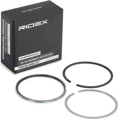 Produktbild von RIDEX 444P0034 Kolbenringsatz Kolbenringe für BMW 3 Limousine (E30) 5 Limousine (E34) 3 Cabrio (E30) 5 Limousine (E28) 3 Touring (E30)