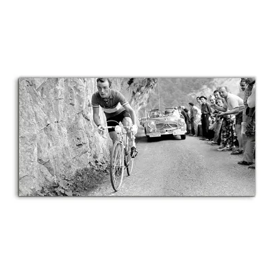 Produktbild von Coloray Canvas 140x70 Wandbild Leinwand Bilder Deko Tour de France Grafik Charly Gaul