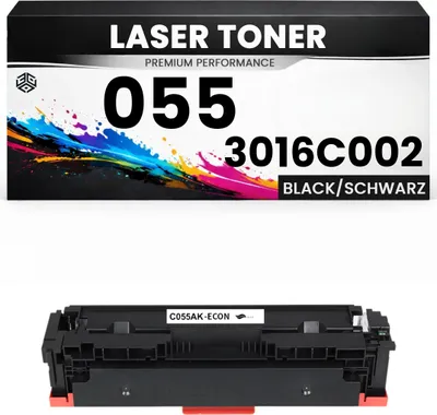 Produktbild von Toner Cartridge 055 Black / 3016C002 für Canon Schwarz wie Original imageCLASS MF742Cdw/744Cdw/746Cdw/746Cx/745CDW/741CDW/743Cdw MF744Cdw