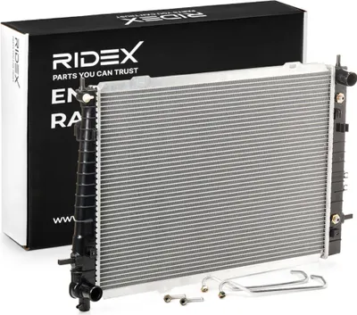 Produktbild von RIDEX 470R0438 Kühler Wasserkühler Motorkühler für HYUNDAI TUCSON (JM) für KIA SPORTAGE (JE, KM)