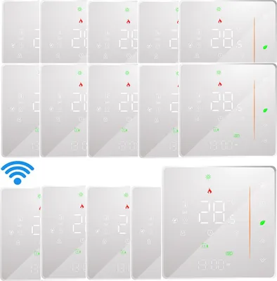 Produktbild von 15X WiFi Digital LCD Raumthermostat Thermostatr für 5A Wassererwärmung Fußbodenheizung Wöchentlich programmierbarer Wandthermostat Unterstützung Mobile APP/Sprachsteuerung Kompatibel mit Alexa/Google Raumthermostate