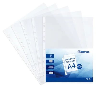 Obrázek produktu pro 931304 Průhledné obaly, formát A4, tloušťka 50 mikronů, 100 kusů