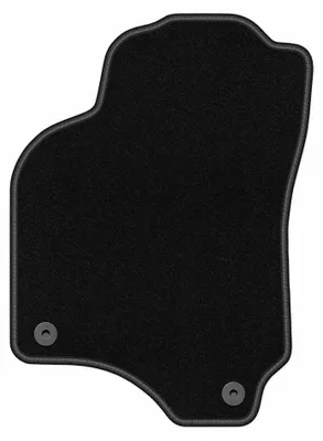 Produktbild von Fahrermatte Velours für Opel Astra G 1998-2009 (Cabrio/Coupé/Bertone) – 1-tlg, Schwarz, passgenau – Wielganizator BASIC
