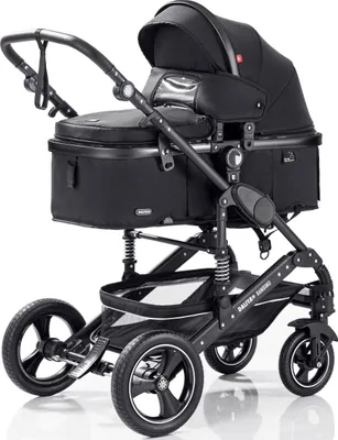 Produktbild von Daliya® BAMBIMO 3in1 Kinderwagen mit i-Size Babyschale, Gummi-Rädern & Aluminiumrahmen, Travel-System mit 2in1-Babywanne/Sportsitz, Kombi-Kinderwagen
