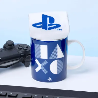 Obrázek produktu pro Set Playstation - hrnek a ponožky